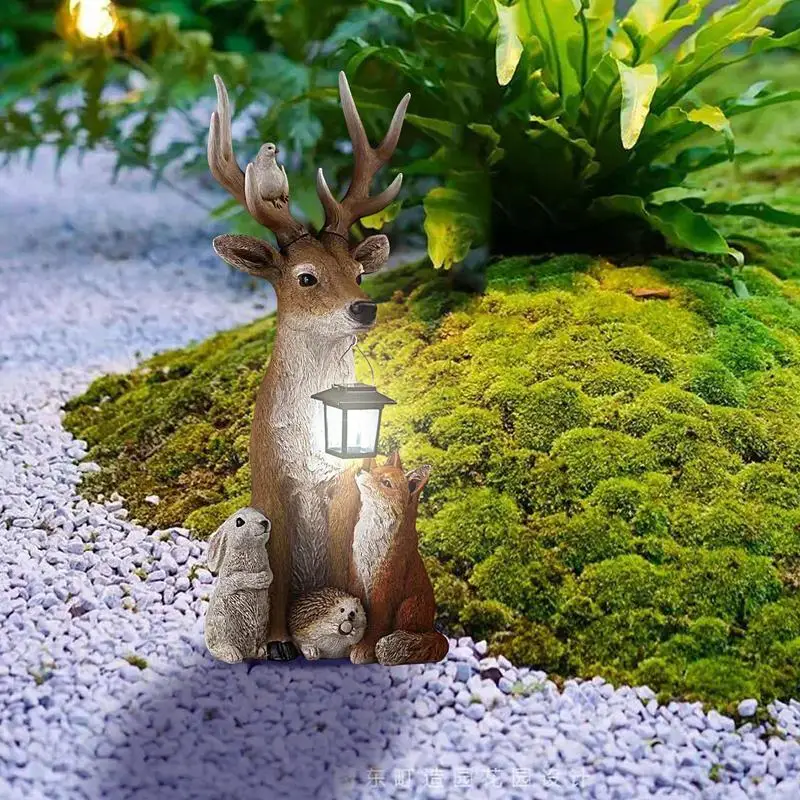 Outdoor Statues For Garden Garden Resin Deer Statues Solar Lights Waterproof Resin Sculpture Lights Creative Animal Figurine
Outdoor Statues For Garden Garden Resin Deer Statues Solar Lights Waterproof Resin Sculpture Lights Creative Animal Figurine