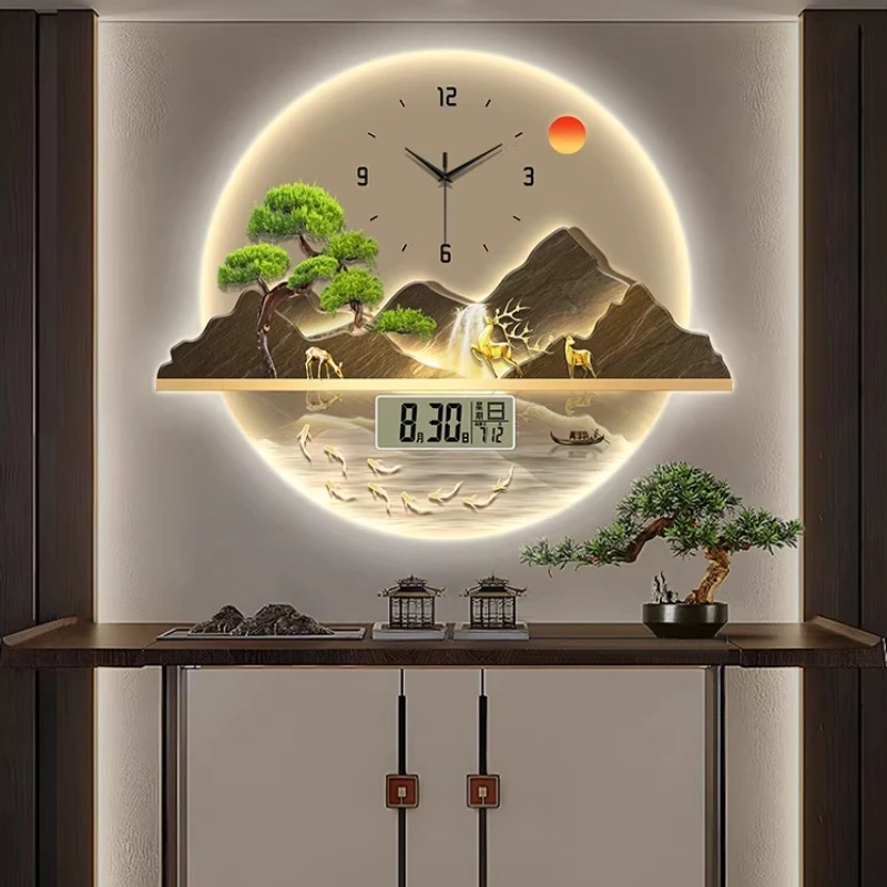 Indoor Wall Decoration Wall Clock Display Time Calendar Electronic Hang Watch Living Room LED Mute Number Clock Mural Room Decor
Indoor Wall Decoration Wall Clock Display Time Calendar Electronic Hang Watch Living Room LED Mute Number Clock Mural Room Decor
