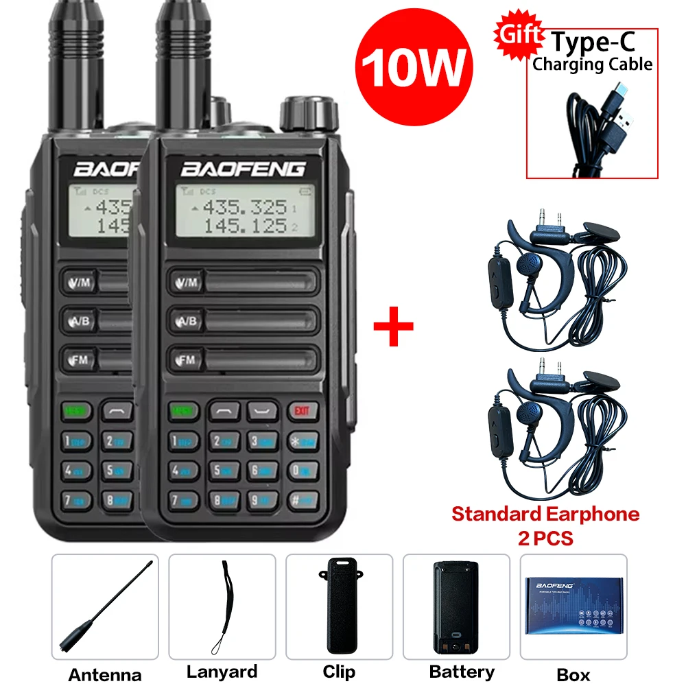 2PCS Baofeng UV16 Max V2 IP68 Waterproof Walkie Talkie High Power Ham CB Radio Upgrad Of UV9R UV5R Pro Two Way Radio 50KM Range
2PCS Baofeng UV16 Max V2 IP68 Waterproof Walkie Talkie High Power Ham CB Radio Upgrad Of UV9R UV5R Pro Two Way Radio 50KM Range