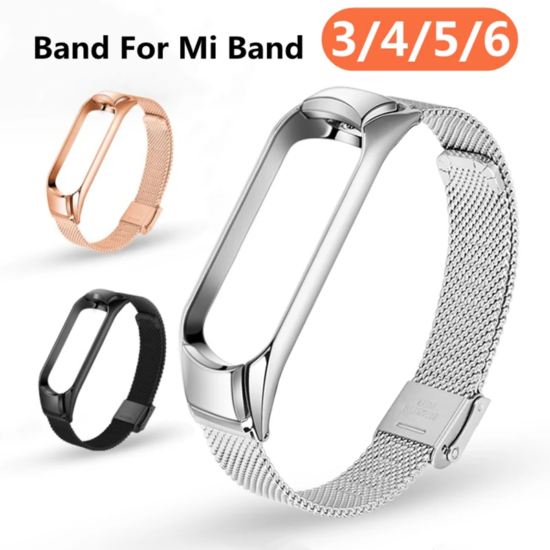 Металлический ремешок для Mi Band 5 4, браслет из нержавеющей стали без винтов для Xiaomi Mi Band 4 3 5 6
Металлический ремешок для Mi Band 5 4, браслет из нержавеющей стали без винтов для Xiaomi Mi Band 4 3 5 6