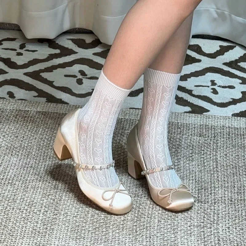 Ladies Shoes 2025 High Quality Slip on Women's High Heels Fashion Crystal Dress Pumps Women Hot Sale Butterfly-knot Heels Women
Ladies Shoes 2025 High Quality Slip on Women's High Heels Fashion Crystal Dress Pumps Women Hot Sale Butterfly-knot Heels Women