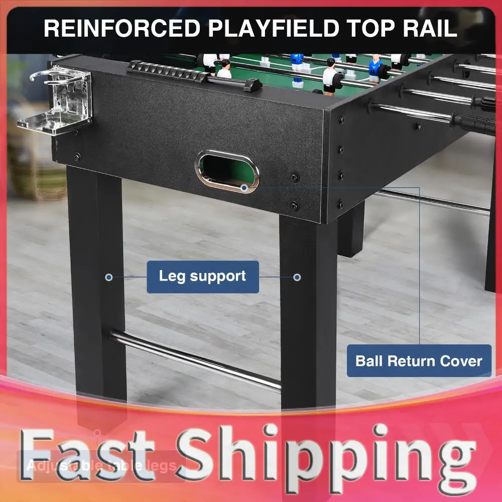 Funny Soccer Playing Machine Wear Resist Full Size Soccer Game Table Reusable for Friends and Family Playing
Funny Soccer Playing Machine Wear Resist Full Size Soccer Game Table Reusable for Friends and Family Playing