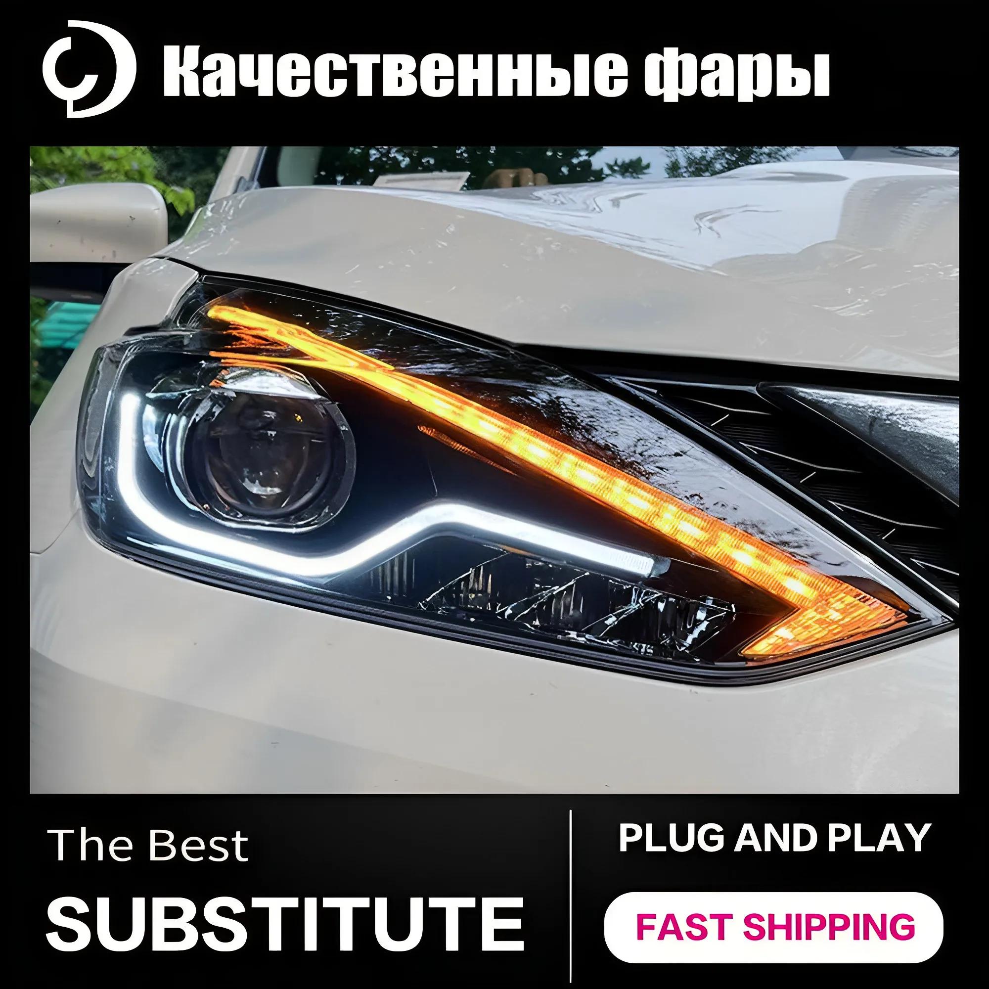 AKD Car Styling Headlights for Sylphy Sentra 2016-2019 LED Headlight DRL Turn Signal Light Led Projector Auto Accessories
AKD Car Styling Headlights for Sylphy Sentra 2016-2019 LED Headlight DRL Turn Signal Light Led Projector Auto Accessories