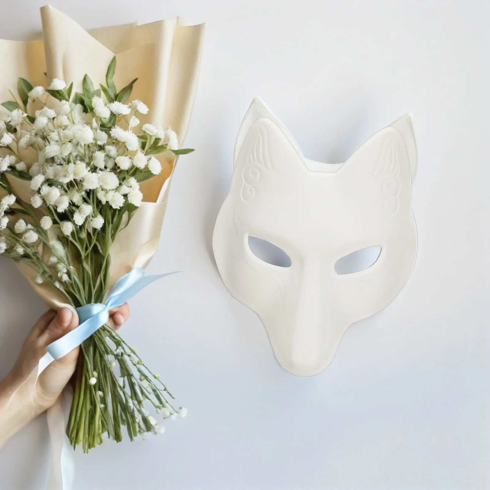 White Mask Blank Face Mask Halloween Costume Party Accessory Lightweight Eco Friendly EVA Reusable Masquerade Wedding
White Mask Blank Face Mask Halloween Costume Party Accessory Lightweight Eco Friendly EVA Reusable Masquerade Wedding