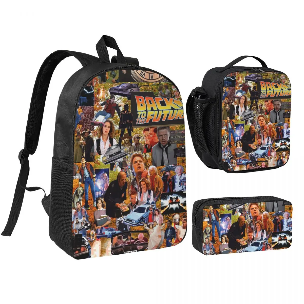 Back To The Future Backpack Student Boys Girls BookBag School Bag Laptop Shoulder Bags 3ps Insulated Lunch Bag Pencil Case
Back To The Future Backpack Student Boys Girls BookBag School Bag Laptop Shoulder Bags 3ps Insulated Lunch Bag Pencil Case
