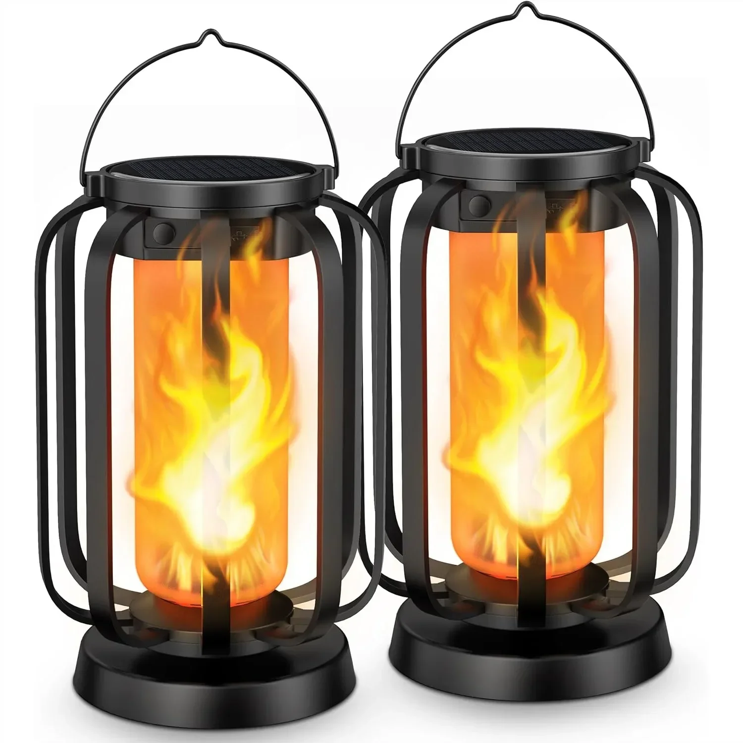 Solar Lanterns Outdoor Lights with Ultra-Real Flame, 2 Charging Options & 2 Modes for Patio Garden Decor
Solar Lanterns Outdoor Lights with Ultra-Real Flame, 2 Charging Options & 2 Modes for Patio Garden Decor