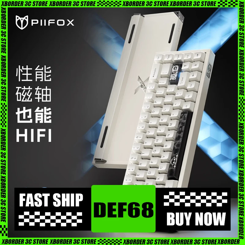 PIIFOX DEFENDER 68 Проводная механическая клавиатура из алюминиевого сплава Задержка 0,125 мс Задержка 0,125 мс Точность 0,01 мм RT Скорость вращения 8000 Гц
PIIFOX DEFENDER 68 Проводная механическая клавиатура из алюминиевого сплава Задержка 0,125 мс Задержка 0,125 мс Точность 0,01 мм RT Скорость вращения 8000 Гц