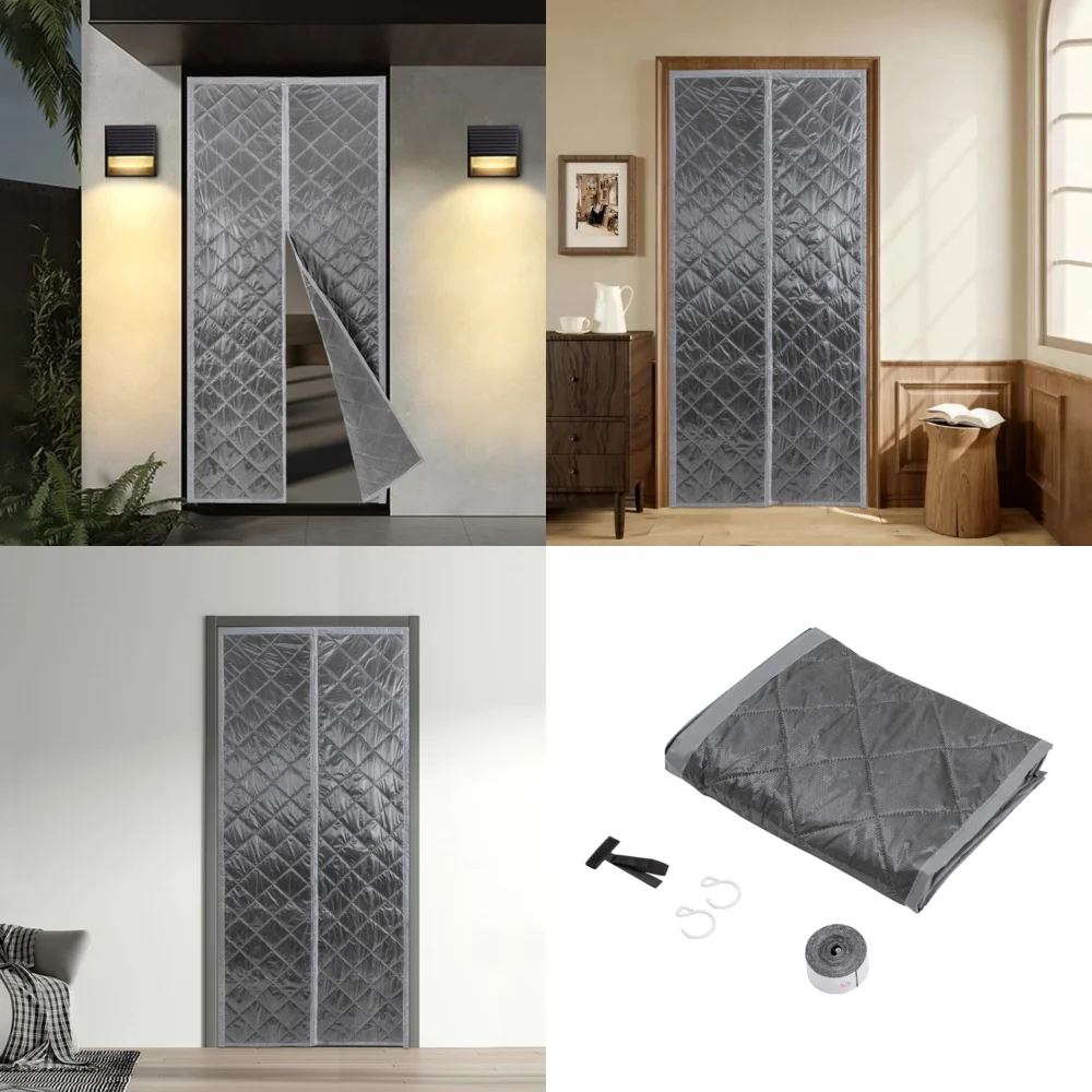 Magnetic Door Seal Waterproof Draft Stopper for Winter 36 x 82 Heavy Duty Insulated Weather Stripping Energy Saving Door Curtain
Magnetic Door Seal Waterproof Draft Stopper for Winter 36 x 82 Heavy Duty Insulated Weather Stripping Energy Saving Door Curtain