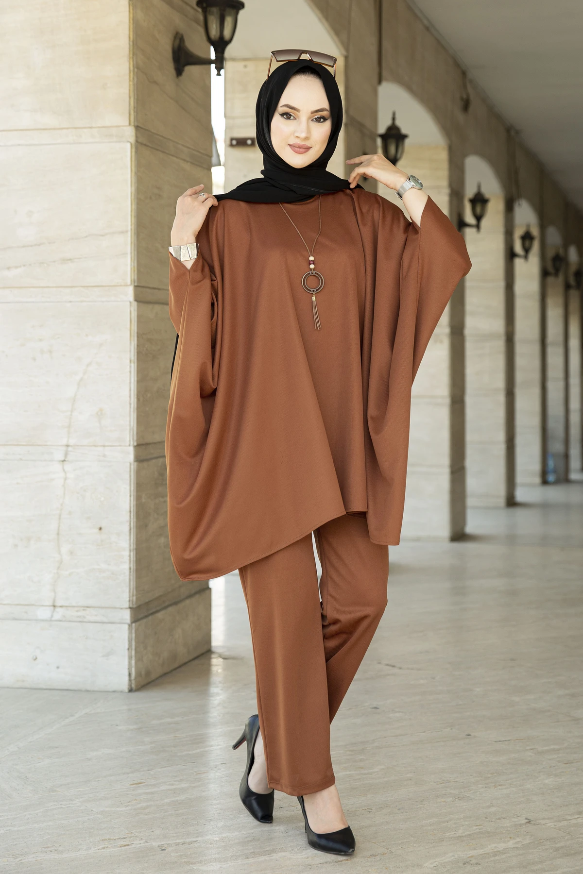 Women's Dual Suit Bottom Top Bat sleeve Muslim fashion Muslim dress hijab dress Muslim üstleri women suit
Women's Dual Suit Bottom Top Bat sleeve Muslim fashion Muslim dress hijab dress Muslim üstleri women suit