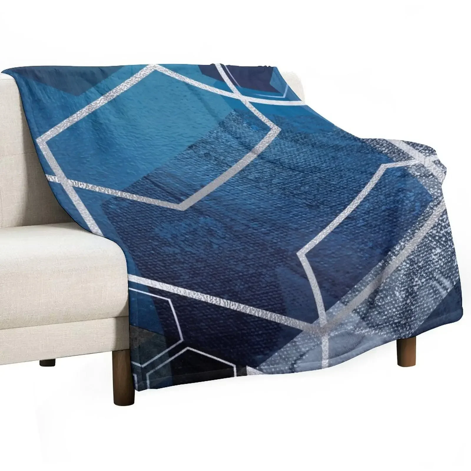 Blue Hexagonal Geometric Throw Blanket decorative Camping Luxury St Designers Blankets
Blue Hexagonal Geometric Throw Blanket decorative Camping Luxury St Designers Blankets