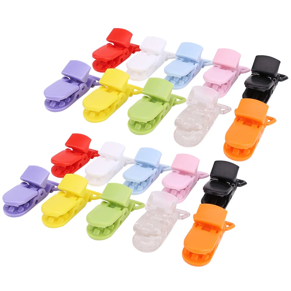 50pcs T-Shaped Plastic Baby Pacifier Clips For Dummy Strap Badge Making Craft Bib Holder Baby Feeding Accessories
50pcs T-Shaped Plastic Baby Pacifier Clips For Dummy Strap Badge Making Craft Bib Holder Baby Feeding Accessories