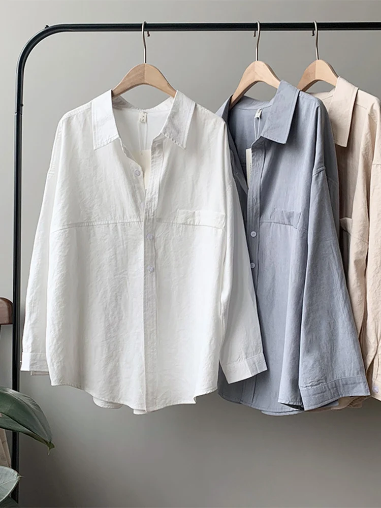SEDUTMO Fashion Woman Blouses Spring Oversize Long Sleeve Elegant Shirt Summer Sexy White Casual Office Basic Top ED1863
SEDUTMO Fashion Woman Blouses Spring Oversize Long Sleeve Elegant Shirt Summer Sexy White Casual Office Basic Top ED1863