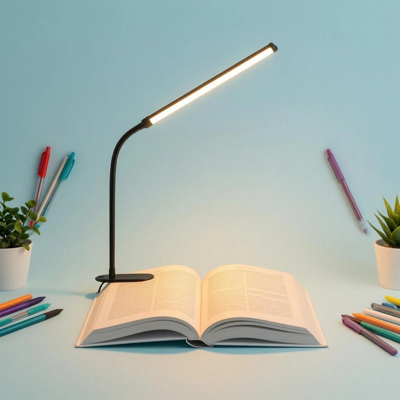 Clamp-on Desk Lamp 3 Color Modes USB Powered Desk Lamp Household Item Wide Beam
Clamp-on Desk Lamp 3 Color Modes USB Powered Desk Lamp Household Item Wide Beam