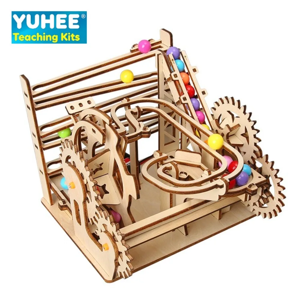 DIY Wooden Mechanical Track Marble Run Kit | High Difficulty STEM Educational Toy for Middle School Students, Assembly Puzzle
DIY Wooden Mechanical Track Marble Run Kit | High Difficulty STEM Educational Toy for Middle School Students, Assembly Puzzle