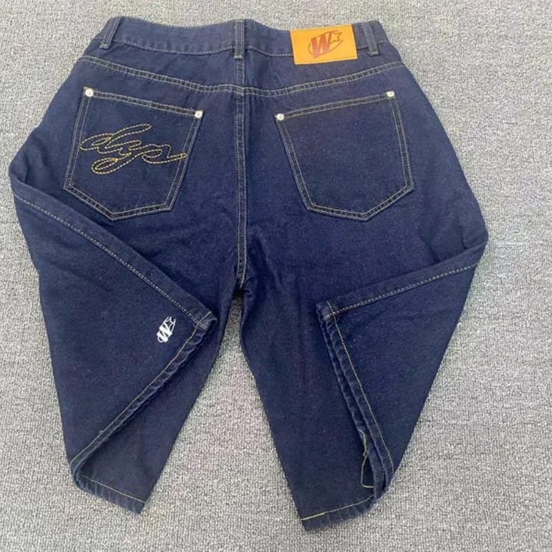 Y2K европейские и американские джинсовые шорты, модные уличные свободные повседневные брюки, модные мужские брюки в стиле хип-хоп с принтом
Y2K европейские и американские джинсовые шорты, модные уличные свободные повседневные брюки, модные мужские брюки в стиле хип-хоп с принтом