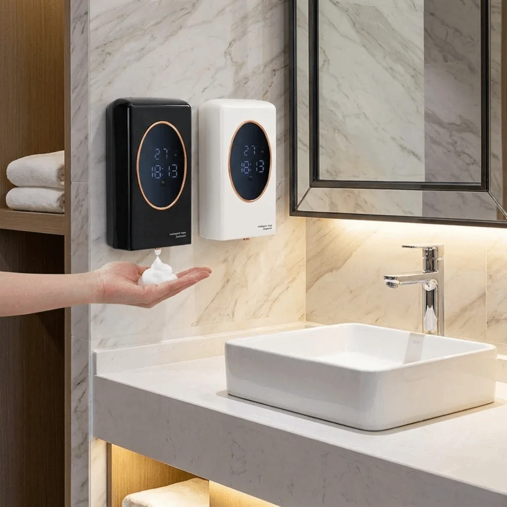 Wall Mounted Automatic Soap Dispenser Smart Sensing Large Capacity Hand Sanitizer Dispenser Hole Free 480ml
Wall Mounted Automatic Soap Dispenser Smart Sensing Large Capacity Hand Sanitizer Dispenser Hole Free 480ml