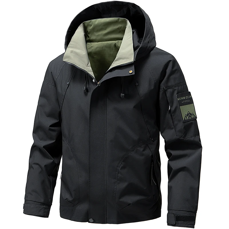 New Man's Fashion Thin Hooded Jacket Waterproof Casual Coat Man Spring and Autumn Overcoat Solid Color Zipper Outwear
New Man's Fashion Thin Hooded Jacket Waterproof Casual Coat Man Spring and Autumn Overcoat Solid Color Zipper Outwear