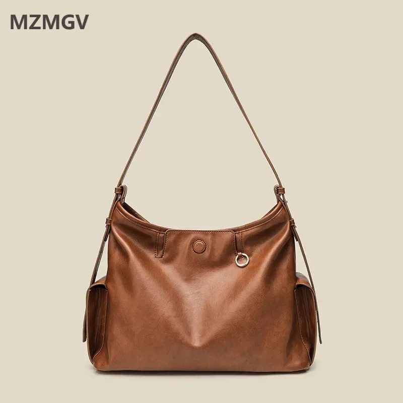 Autumn Winter Large Capacity Soft Leather Shoulder Bag for Women 2025 Female Fashion Commuter Tote Bag One Single Crossbody Bag
Autumn Winter Large Capacity Soft Leather Shoulder Bag for Women 2025 Female Fashion Commuter Tote Bag One Single Crossbody Bag