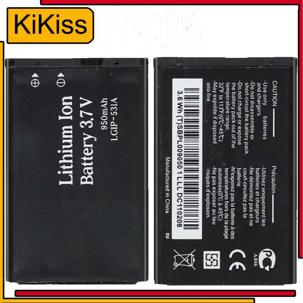 LGIP-531A Battery For LG Tracfone Net 10 T375 320G VN170 236C A100 Amigo A170 C195 G320GB GB100 GB101 GB106 GB110 +Track Number
LGIP-531A Battery For LG Tracfone Net 10 T375 320G VN170 236C A100 Amigo A170 C195 G320GB GB100 GB101 GB106 GB110 +Track Number