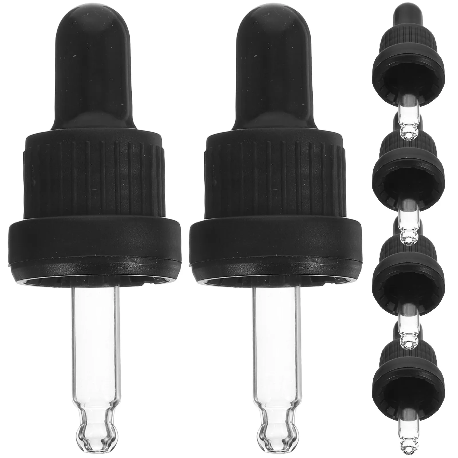 6Pcs Premium Glass Dropper Set with Plastic Body Portable Easy Use Dropper for Essential Oil Bottles School Lab Experiments
6Pcs Premium Glass Dropper Set with Plastic Body Portable Easy Use Dropper for Essential Oil Bottles School Lab Experiments