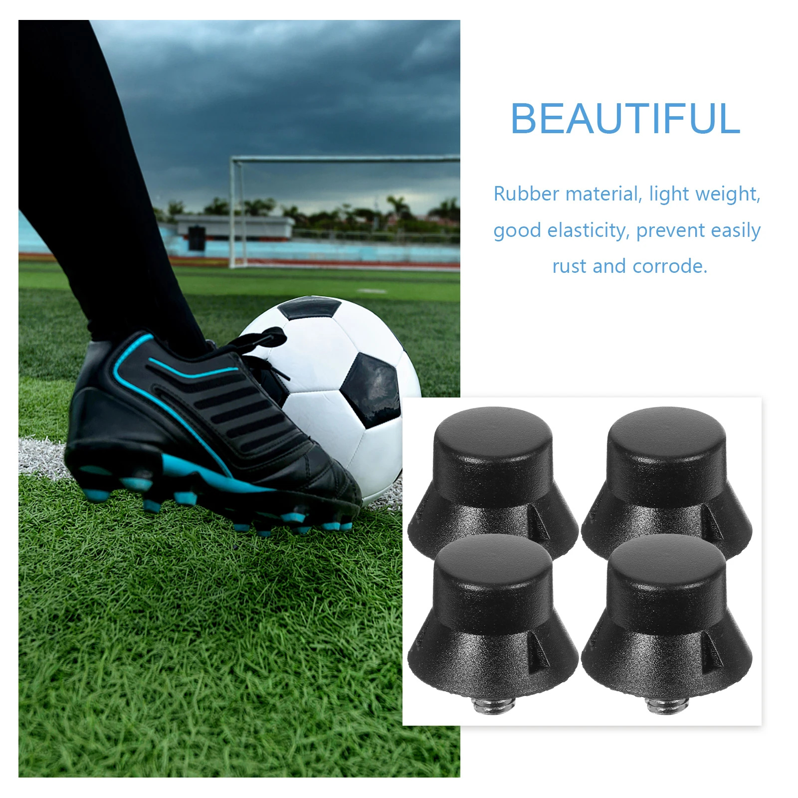 25pcs Running Shoe Replaceable Rubber Anti-Slip Track For Outdoor Sports Sprinting Spikes Sole Nails Football Shoe
25pcs Running Shoe Replaceable Rubber Anti-Slip Track For Outdoor Sports Sprinting Spikes Sole Nails Football Shoe