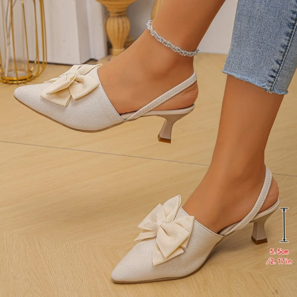 High Heels Ladies Summer Sandals Beige Patent Leather Office Work Stiletto Footwear Luxury Dramatic Bow Party Prom Women Shoes
High Heels Ladies Summer Sandals Beige Patent Leather Office Work Stiletto Footwear Luxury Dramatic Bow Party Prom Women Shoes