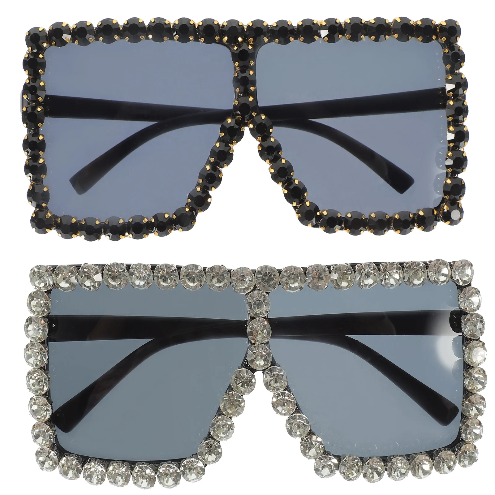 2 pcs Sunglasses Women Party Square Lightweight Durable Stylish Novelty Photo Accessories Trendy Fashionable Glasses
2 pcs Sunglasses Women Party Square Lightweight Durable Stylish Novelty Photo Accessories Trendy Fashionable Glasses