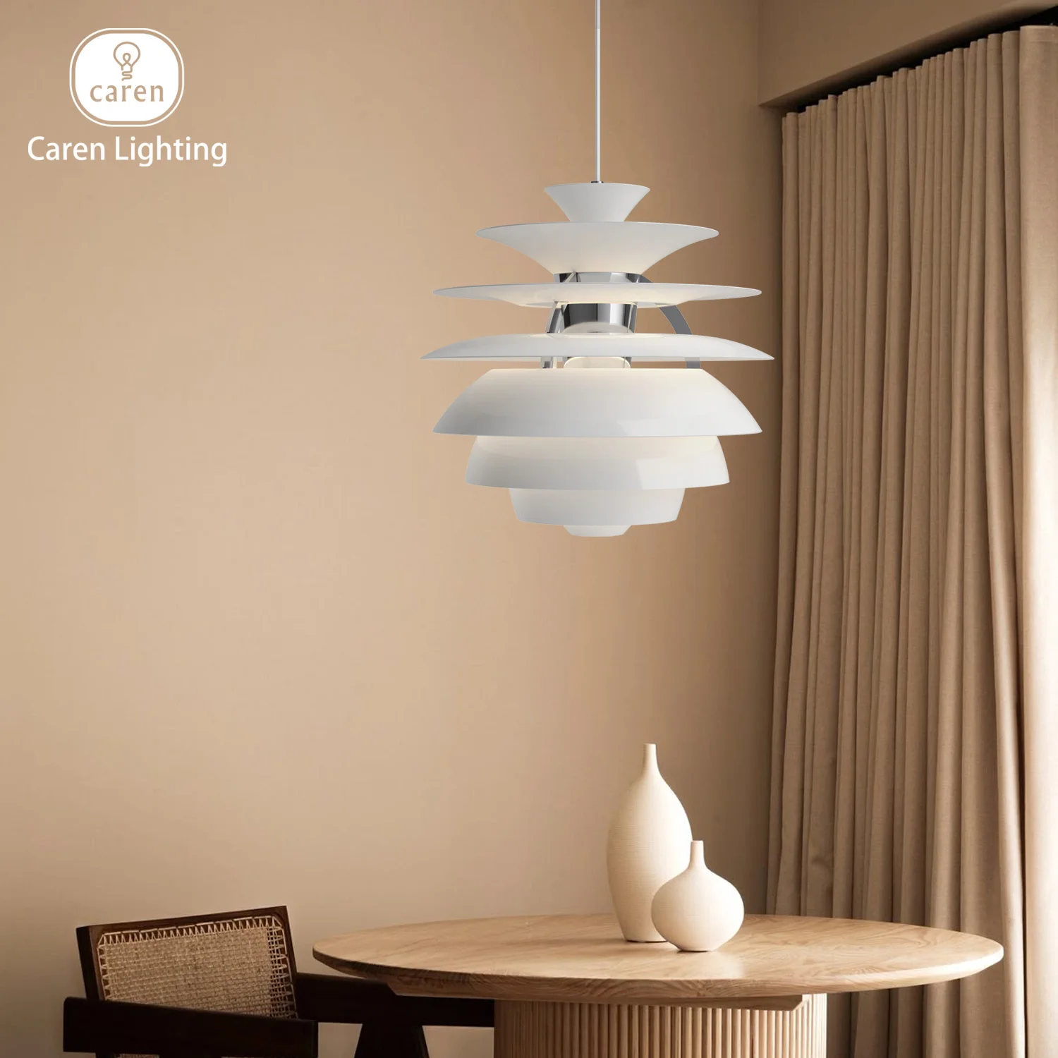 Caren Lighting Nordic Snowball style danish design minimalist pendant light dining room restaurant Contemporary modern lamp
Caren Lighting Nordic Snowball style danish design minimalist pendant light dining room restaurant Contemporary modern lamp