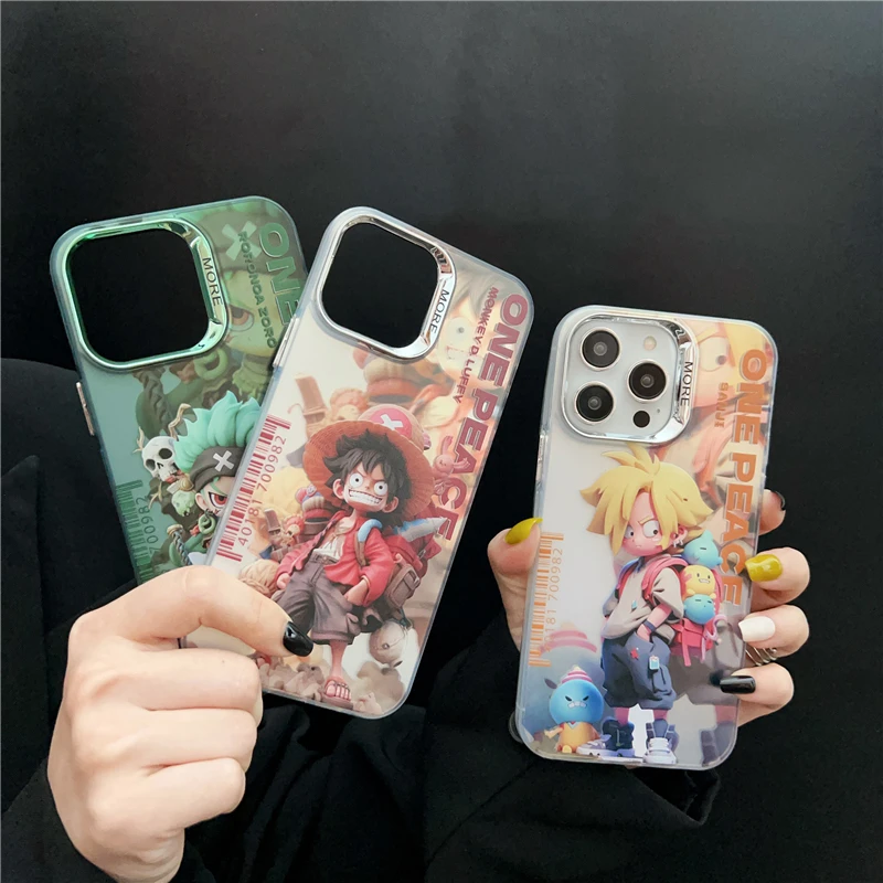Anime One Piece Luffy Sanji Color Silver Dragon Ball Case for IPhone 11 12 13 14 15 Pro Max Plus Phone Cover Shell Toy Gift
Anime One Piece Luffy Sanji Color Silver Dragon Ball Case for IPhone 11 12 13 14 15 Pro Max Plus Phone Cover Shell Toy Gift