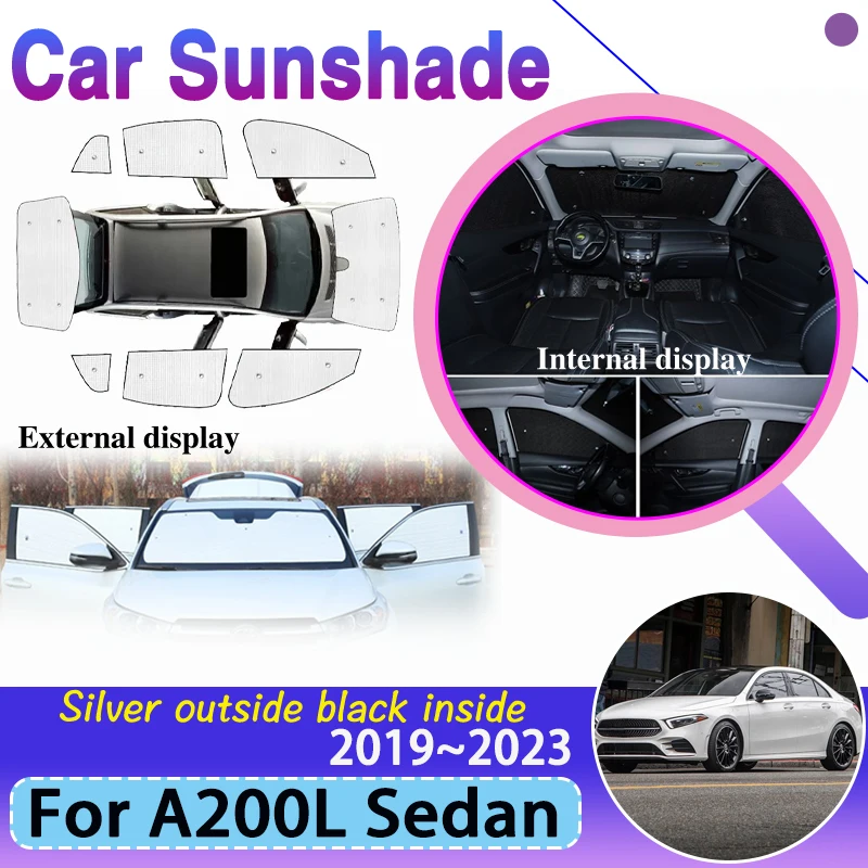 Anti-UV Car Full Sun Visor For Mercedes Benz A200L 2019~2022 2023 Sedan Window Shading Cover Sun Protect Windshield Accessories
Anti-UV Car Full Sun Visor For Mercedes Benz A200L 2019~2022 2023 Sedan Window Shading Cover Sun Protect Windshield Accessories