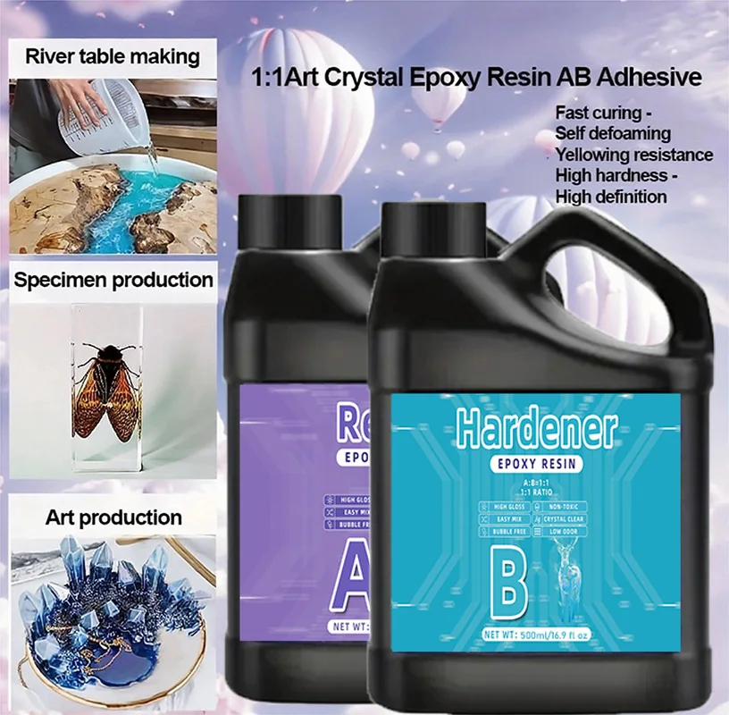 1:1 комплект прозрачной эпоксидной смолы, твердотельный аппарат высокой вязкости, кристаллический клей, смола «сделай сам», подходит для покрытий, искусства «сделай сам», мастерства
1:1 комплект прозрачной эпоксидной смолы, твердотельный аппарат высокой вязкости, кристаллический клей, смола «сделай сам», подходит для покрытий, искусства «сделай сам», мастерства