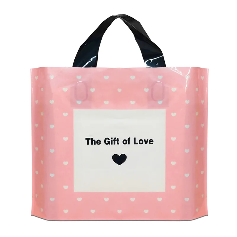 50pcs High Quality Plastic Shopping Bags Clothing Package Bags Party Supply Christmas New Year Gift Bags With Handle 25x30x6cm
50pcs High Quality Plastic Shopping Bags Clothing Package Bags Party Supply Christmas New Year Gift Bags With Handle 25x30x6cm