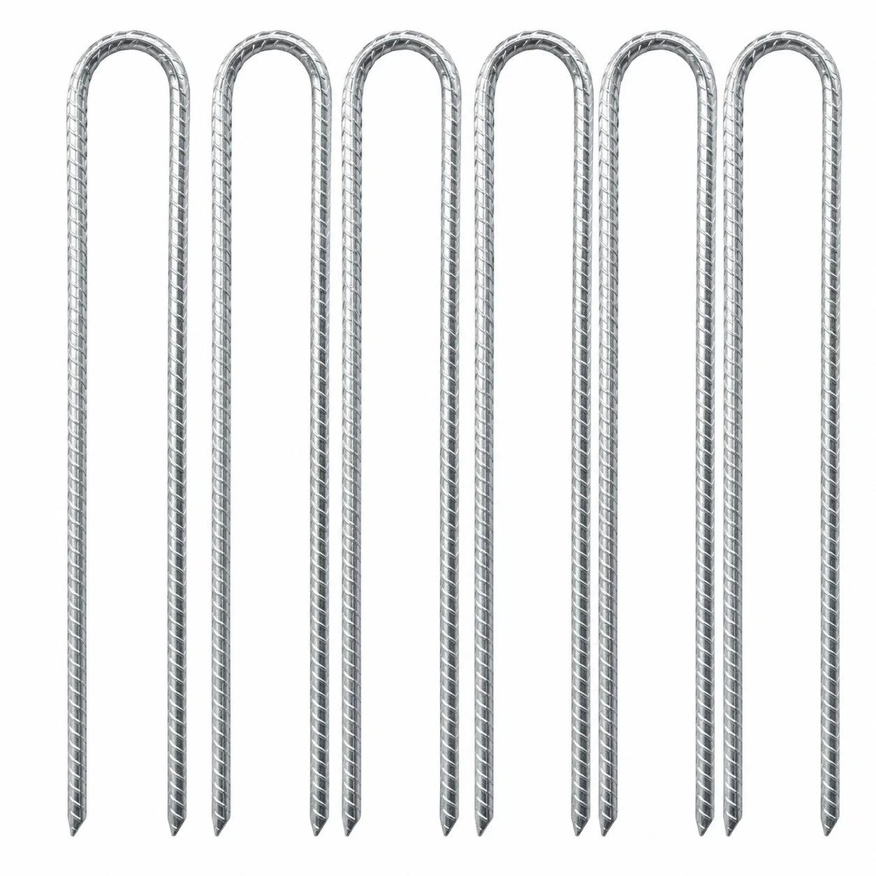 Carbon Steel Tent Pegs 30cm, 6 Pack Silver Ground Stakes for Outdoor Tents, Tarps, Canopies and Camping Anchoring
Carbon Steel Tent Pegs 30cm, 6 Pack Silver Ground Stakes for Outdoor Tents, Tarps, Canopies and Camping Anchoring