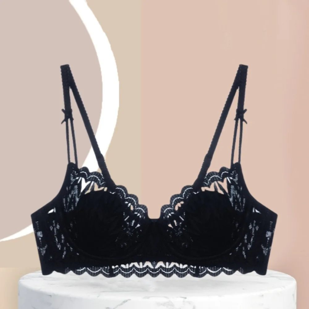 Bow Strap Lace Deep V Bra Close-fitting Soft Steel Ring Brassiere for Women Shockproof Lingerie Lace Thin Bow Bras Women
Bow Strap Lace Deep V Bra Close-fitting Soft Steel Ring Brassiere for Women Shockproof Lingerie Lace Thin Bow Bras Women