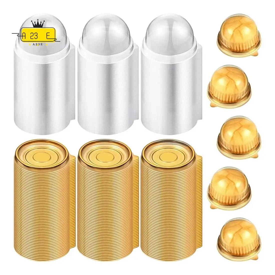 A23E-100Pcs Clear Plastic Mini Cupcake Boxes Muffin Pod Dome Muffin Cake Container Box Individual Cupcake Dessert Container
A23E-100Pcs Clear Plastic Mini Cupcake Boxes Muffin Pod Dome Muffin Cake Container Box Individual Cupcake Dessert Container