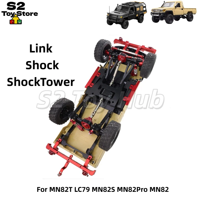 MN82 RC Car Metal Upgrade Parts Shock Absorbers Link Rods Mount Brackets For MN82T MN82S MN82Pro LC79 RC Crawler Truck
MN82 RC Car Metal Upgrade Parts Shock Absorbers Link Rods Mount Brackets For MN82T MN82S MN82Pro LC79 RC Crawler Truck