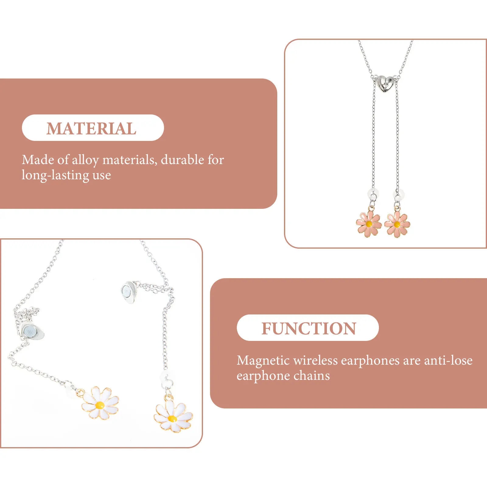 2pcs Anti-Lost Earphone Chain Lightweight Portable Earpiece Holder Chic Decorative Headphone Strapwireless Earphone Accessory
2pcs Anti-Lost Earphone Chain Lightweight Portable Earpiece Holder Chic Decorative Headphone Strapwireless Earphone Accessory