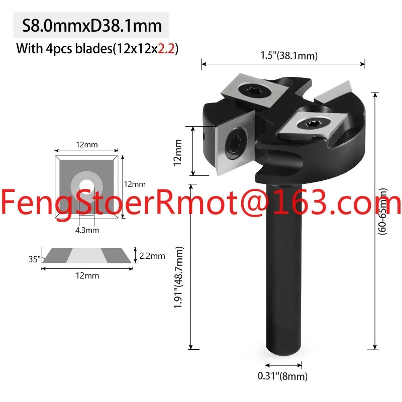 6.35/8/12/12.7 mm four-blade removable T-type broken plate knife slotting
6.35/8/12/12.7 mm four-blade removable T-type broken plate knife slotting