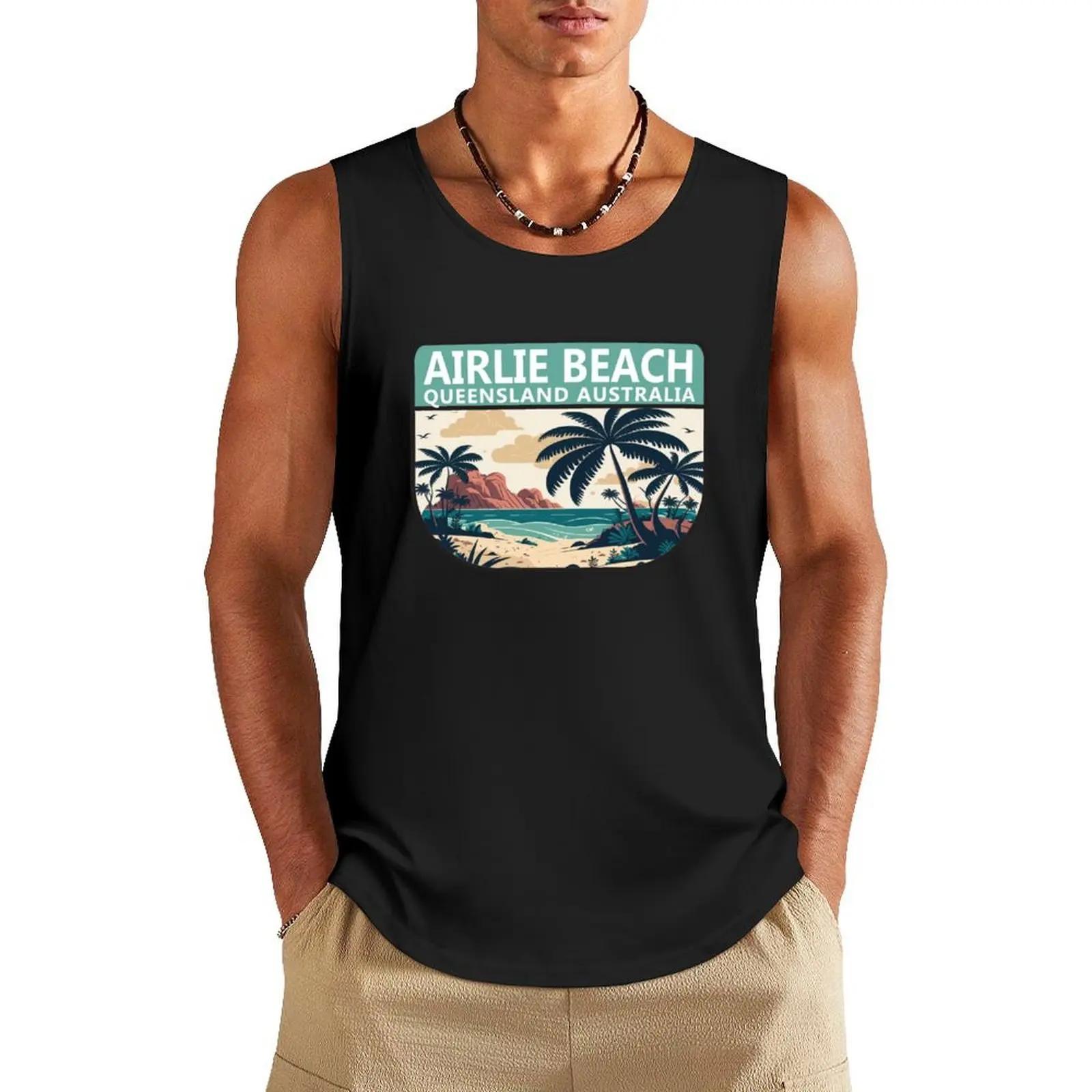 Airlie Beach Australia Retro Emblem Tank Top Working vest vest men anime top Male clothes
Airlie Beach Australia Retro Emblem Tank Top Working vest vest men anime top Male clothes