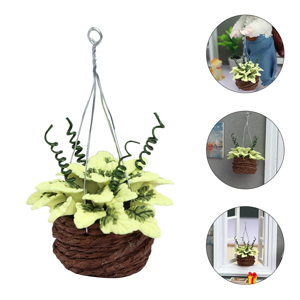 Mini House Yellow Maple Resin Hanging Flower Basket Delicate Plant Decor for Desktop Photo Props Mini Garden Ornament Micro
Mini House Yellow Maple Resin Hanging Flower Basket Delicate Plant Decor for Desktop Photo Props Mini Garden Ornament Micro
