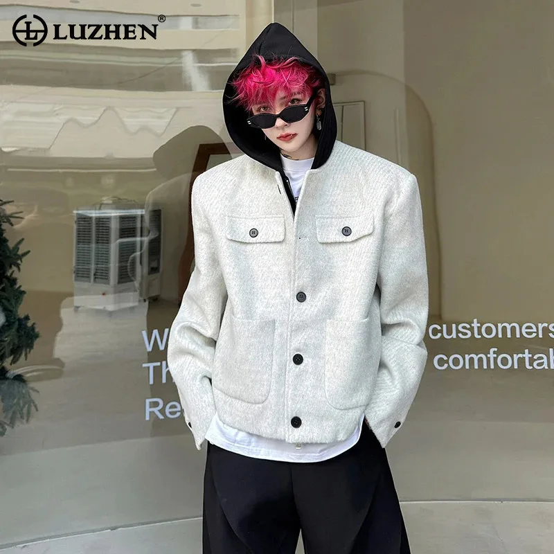 LUZHEN 2025, новинка зимы, оригинальный цветной контрастный дизайн, куртка с капюшоном и множеством карманов, мужская подплечница, повседневная мужская одежда JY5039
LUZHEN 2025, новинка зимы, оригинальный цветной контрастный дизайн, куртка с капюшоном и множеством карманов, мужская подплечница, повседневная мужская одежда JY5039