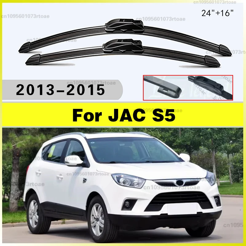 Windscreen Window Cutter Accessories 2013 2014 2015 2PCS For JAC S5 2013-2015 24"+16" Front Wiper Blades Windshield
Windscreen Window Cutter Accessories 2013 2014 2015 2PCS For JAC S5 2013-2015 24"+16" Front Wiper Blades Windshield