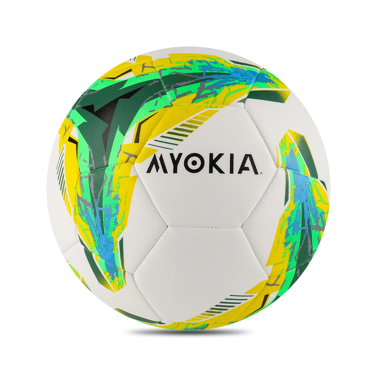 MYOKIA Soccer Ball Size 5 White Colorful Streamline for competition training Machine Stitching MK513
MYOKIA Soccer Ball Size 5 White Colorful Streamline for competition training Machine Stitching MK513