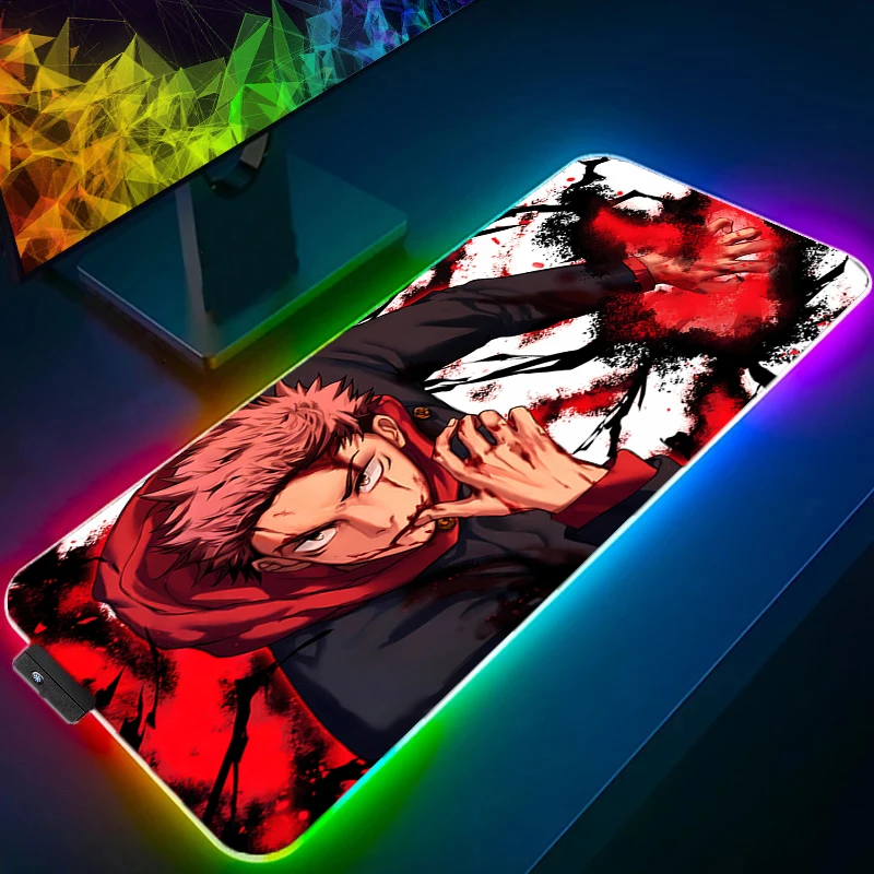 Коврик для мыши RGB, большой J-jujutsu Kaisen XXL, 900x400 скоростей, компьютерная клавиатура для ПК, светодиодный настольный коврик, игровые аксессуары, коврик для мыши
Коврик для мыши RGB, большой J-jujutsu Kaisen XXL, 900x400 скоростей, компьютерная клавиатура для ПК, светодиодный настольный коврик, игровые аксессуары, коврик для мыши