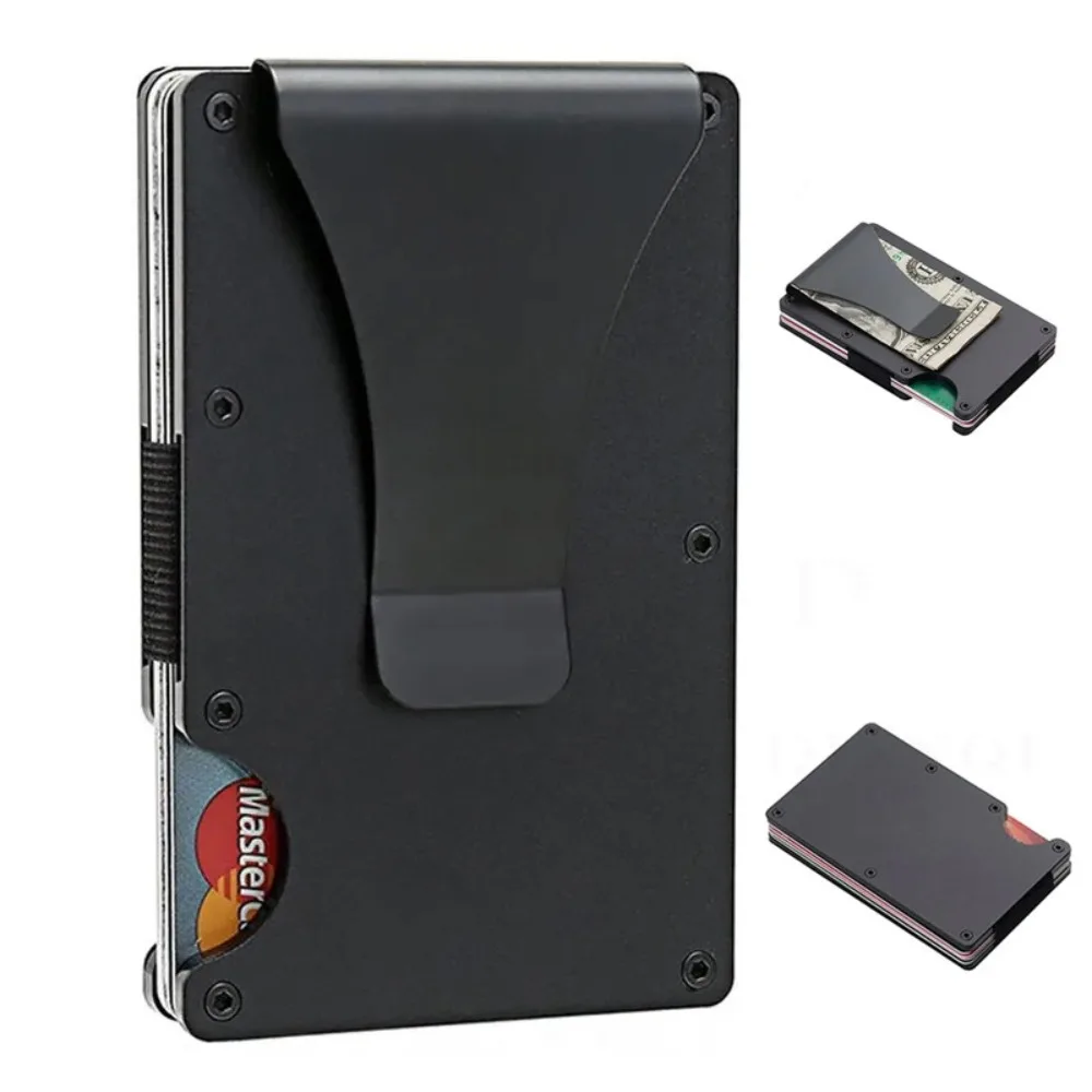 Aluminum Alloy Rfid Blocking Card Holder Ultra Slim Anti Theft Metal Wallet Minimalist Credit Card Case Portable Storage Pouch
Aluminum Alloy Rfid Blocking Card Holder Ultra Slim Anti Theft Metal Wallet Minimalist Credit Card Case Portable Storage Pouch