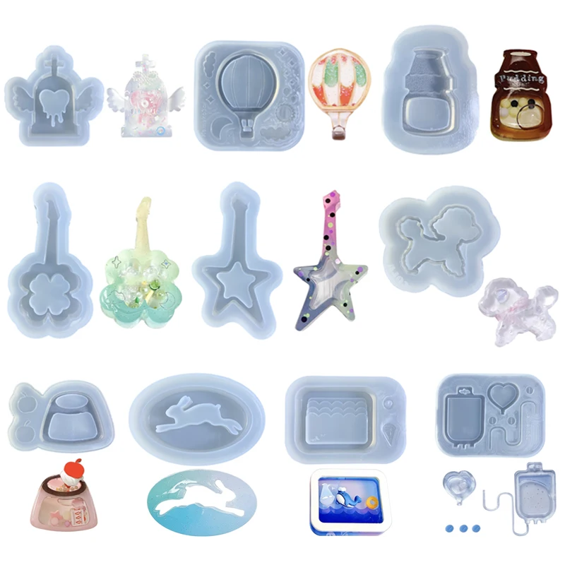 Silicone Quicksand Shaker Mold Love-heart Wing Tombstone Epoxy DIY Resin Art Molds Jewelry Pendant Resin Craft Casting Tool
Silicone Quicksand Shaker Mold Love-heart Wing Tombstone Epoxy DIY Resin Art Molds Jewelry Pendant Resin Craft Casting Tool