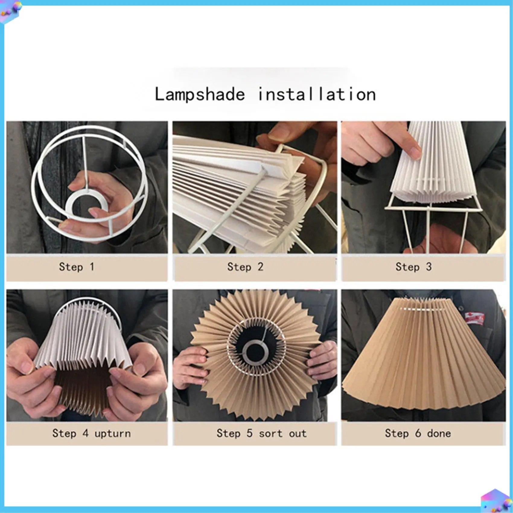 A43T 2X Pleats Lampshade Table Lamp Standing Lamps Japanese Style Pleated Lampshade Creative Desk Lamp Shade Bedroom Lamps -A
A43T 2X Pleats Lampshade Table Lamp Standing Lamps Japanese Style Pleated Lampshade Creative Desk Lamp Shade Bedroom Lamps -A