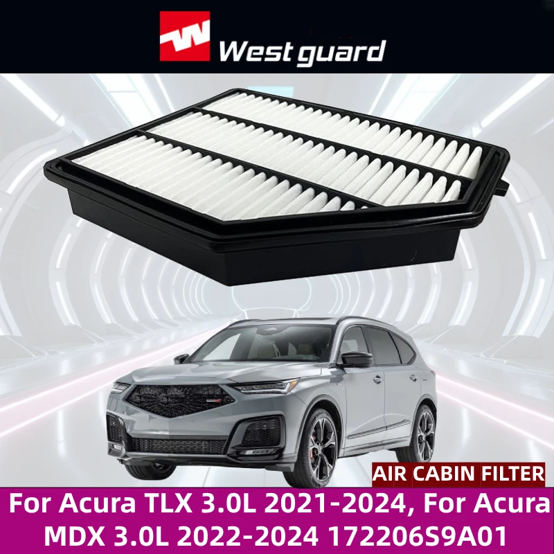 Engine Air Filter for Acura TLX 3.0L 2021-2024, for Acura MDX 3.0L 2022-2024 172206S9A01
Engine Air Filter for Acura TLX 3.0L 2021-2024, for Acura MDX 3.0L 2022-2024 172206S9A01