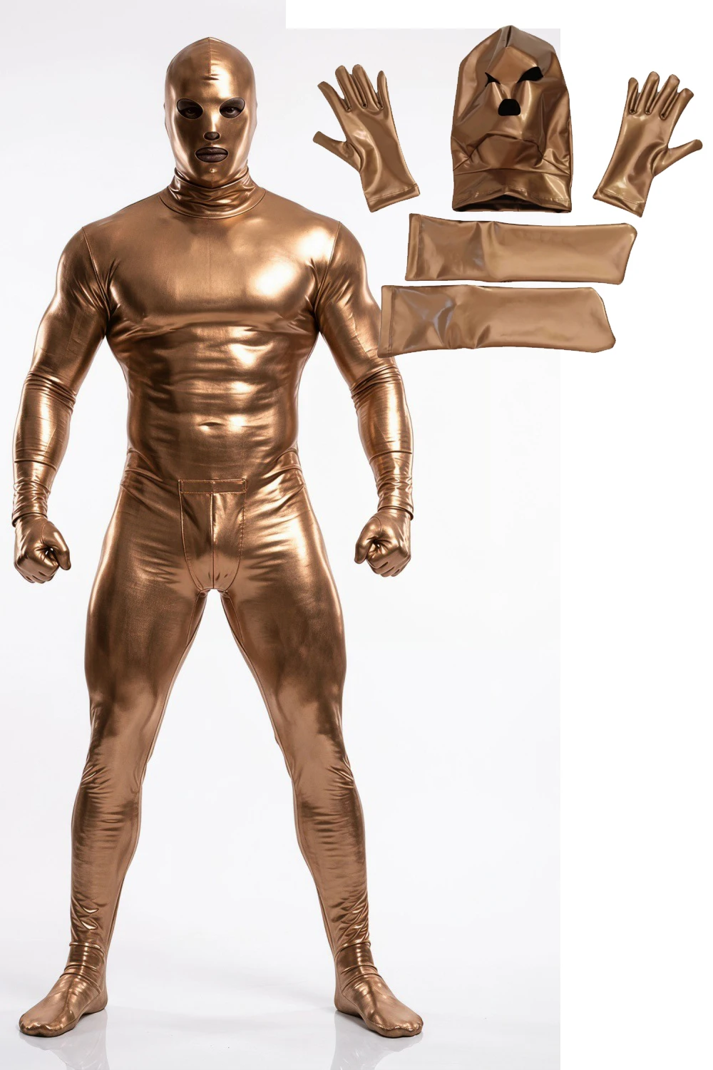 Adult Male Servant Stage Costume Faux Leather Manservant Bodysuit Zentai PU Latex One-Piece Tight-Fitting Leotard Umpsuit
Adult Male Servant Stage Costume Faux Leather Manservant Bodysuit Zentai PU Latex One-Piece Tight-Fitting Leotard Umpsuit