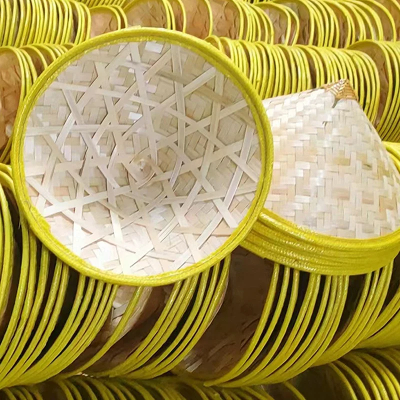 Cone Hat Retro Bamboo Rattan Fisherman Hat Handmade Weave Straw Bucket Hat Rain Dance Props Cone Sunshade Hat Plastic Bamboo Hat
Cone Hat Retro Bamboo Rattan Fisherman Hat Handmade Weave Straw Bucket Hat Rain Dance Props Cone Sunshade Hat Plastic Bamboo Hat